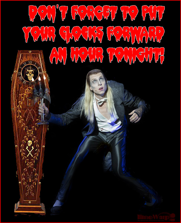 Put your clocks forward tonight
