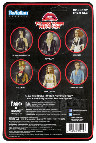 Rear of card