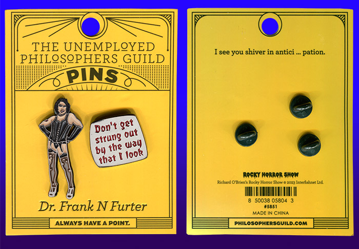 The Unemployed Philosophers Guild products - Rocky Horror Frank Pin