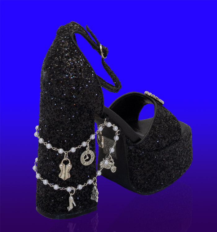 Koi Footwear - Frank N Furter Charm Heels