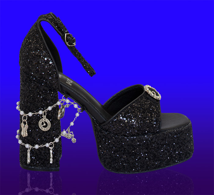 Koi Footwear - Frank N Furter Charm Heels