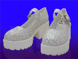 Glitter Mary Janes Damn it Janet! Edition