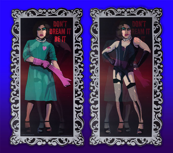 Rocky Horror Lenticular Frank N Furter Cut Out