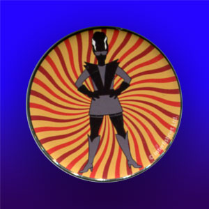 Magenta badge