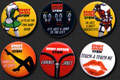 Set of Six Badges