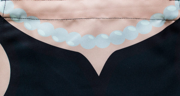 Neckline detail