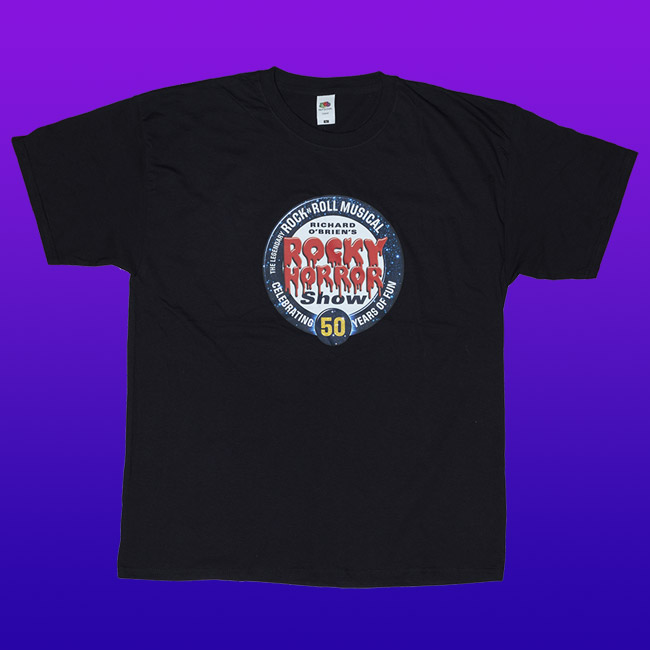 50th Anniversary Logo Tee-Shirt Black