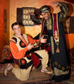 Oliver and David in costume