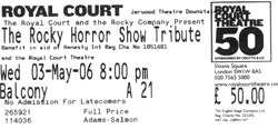 A21 Balcony ticket