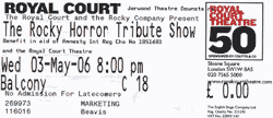 C16 Balcony ticket