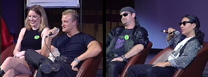 Laurie and Ross, Dave and Georgie