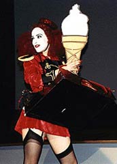 Sabsy as the Usherette &copy;TimeWarp/Transylvania 1992