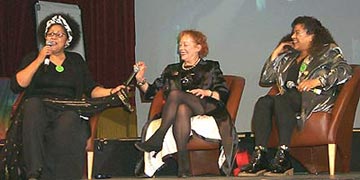 On stage